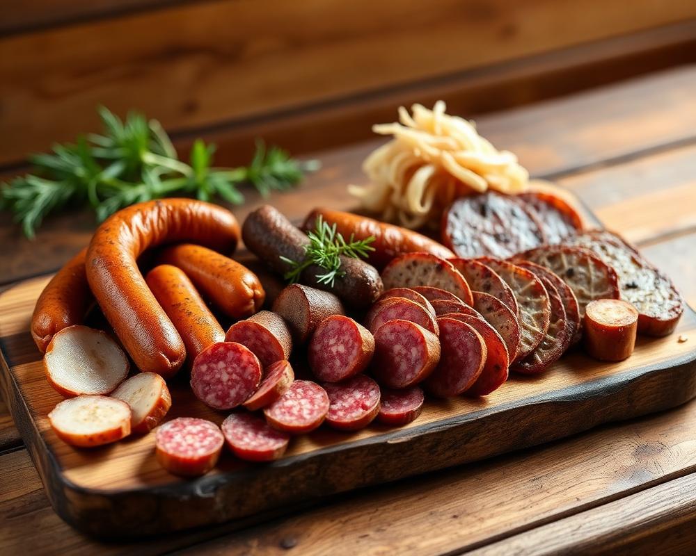House-made sausages and charcuterie board